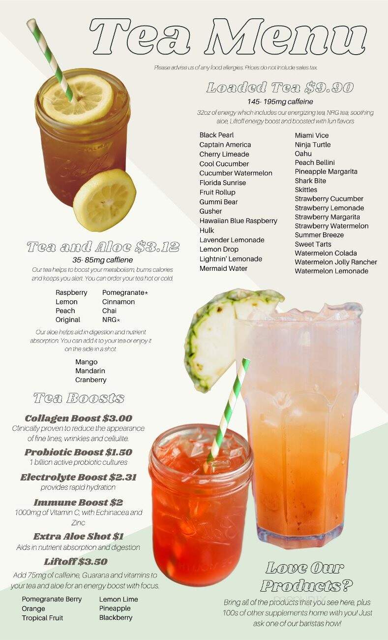 Slim Possible - Middletown, RI menu_pic