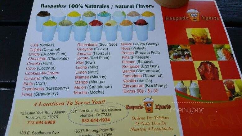 Raspado Xperts - Humble, TX