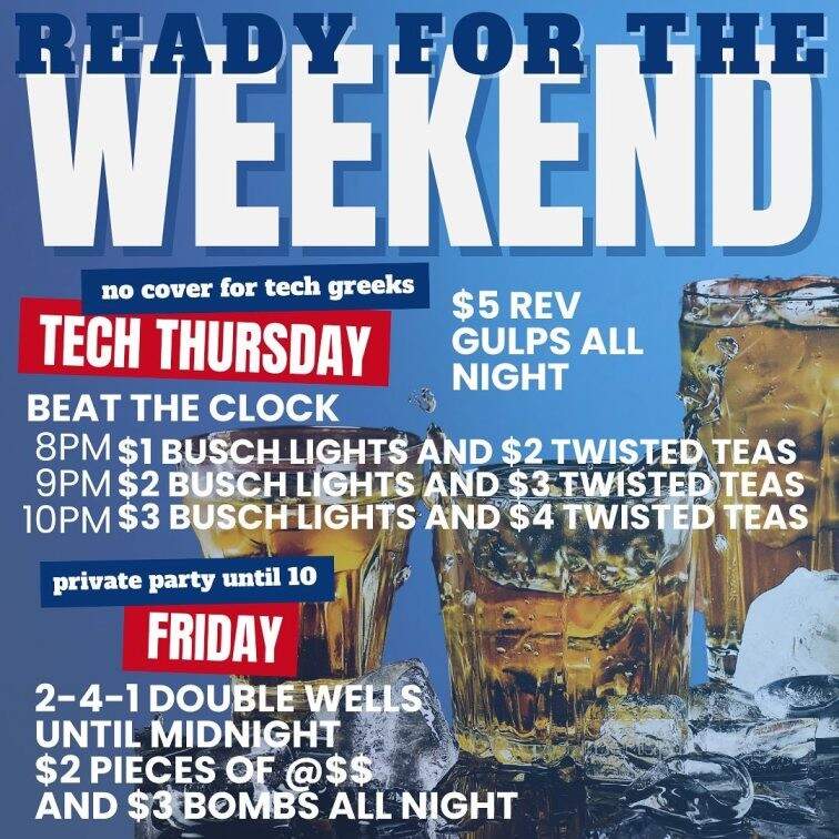 The Revelry of Ruston - Ruston, LA menu_pic