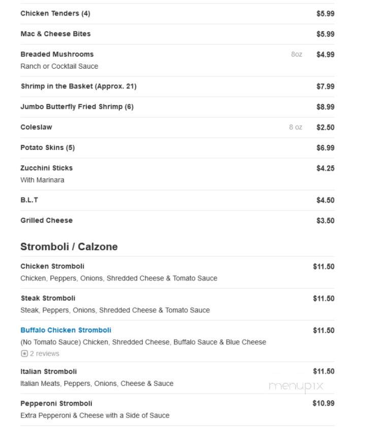 Nick's Pizza - Clayton, NJ menu_pic