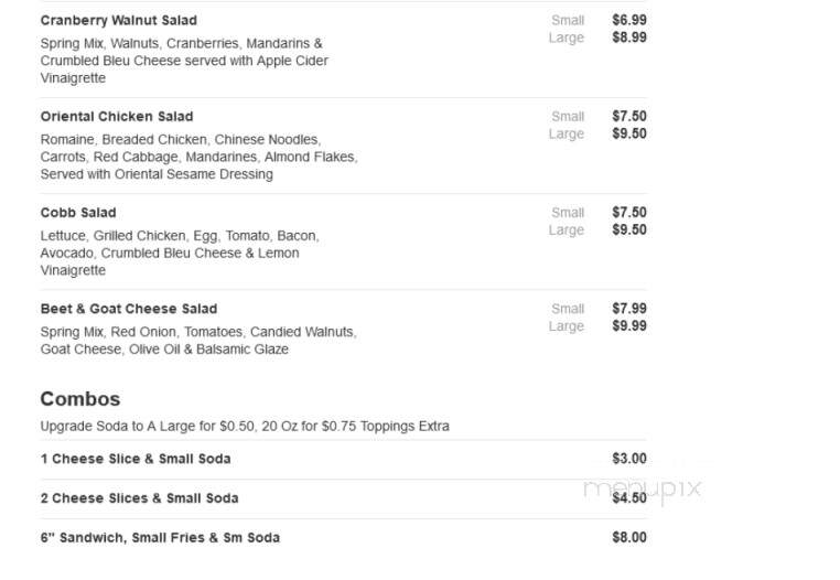 Nick's Pizza - Clayton, NJ menu_pic