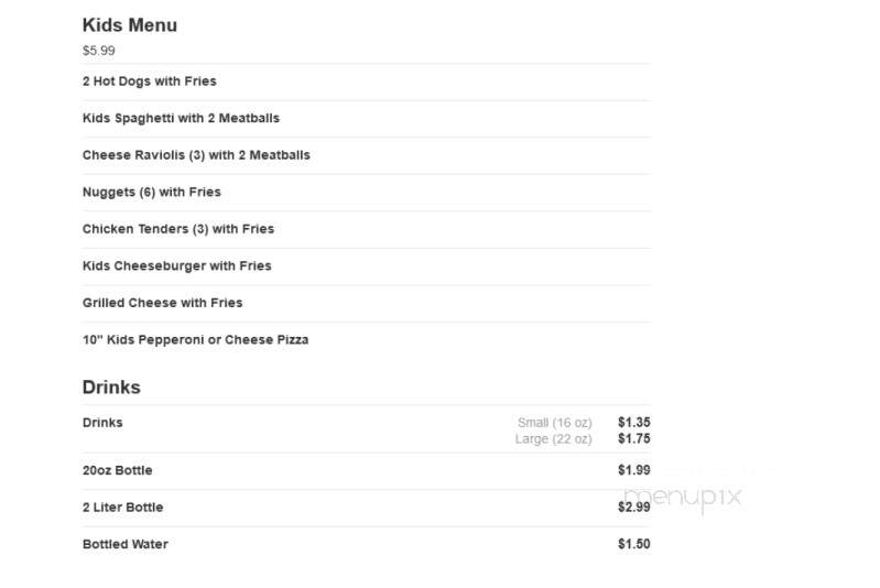 Nick's Pizza - Clayton, NJ menu_pic