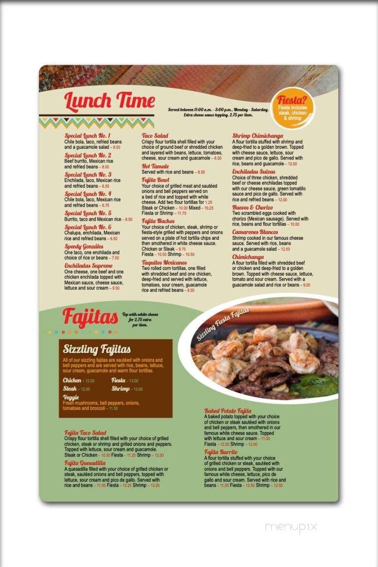 Los Portales Mexican Restaurant - Jackson, TN menu_pic