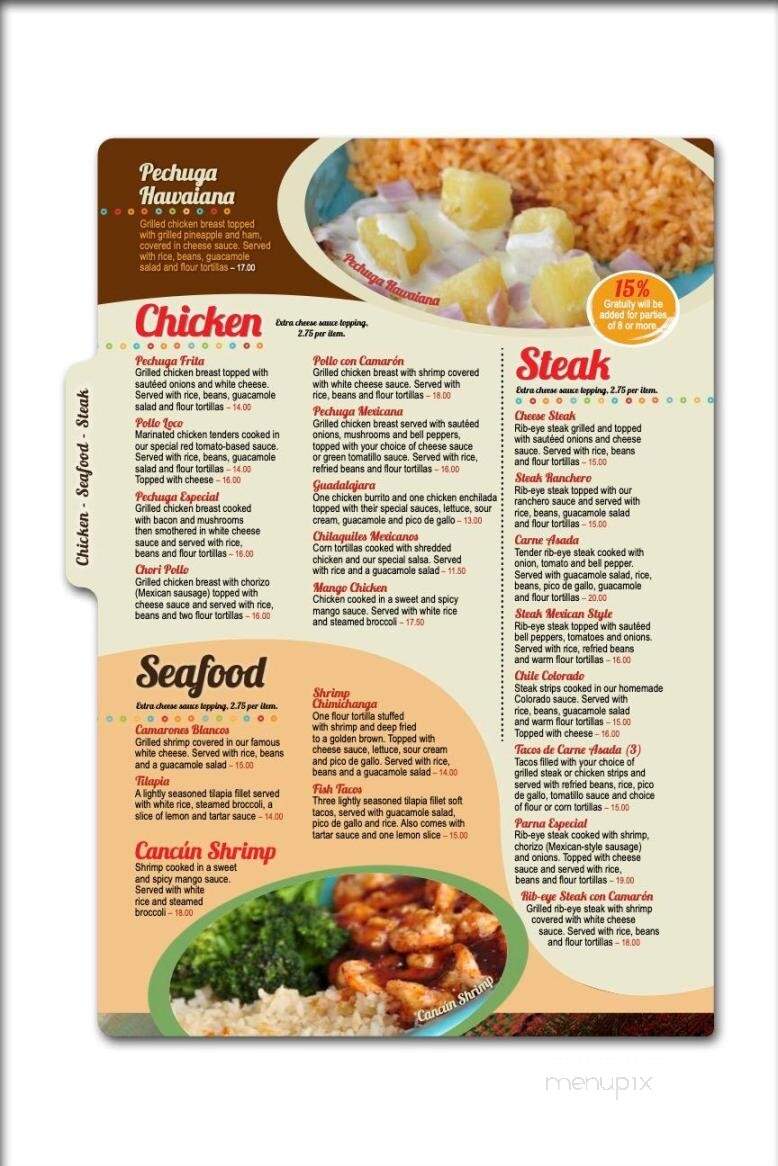 Los Portales Mexican Restaurant - Jackson, TN menu_pic