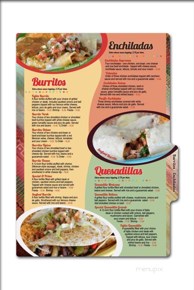 Los Portales Mexican Restaurant - Jackson, TN menu_pic