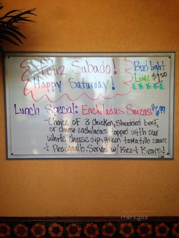 Los Portales Mexican Restaurant - Jackson, TN menu_pic