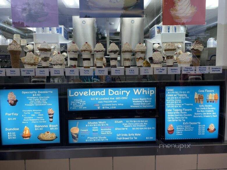 Loveland Dairy Whip - Loveland, OH menu_pic