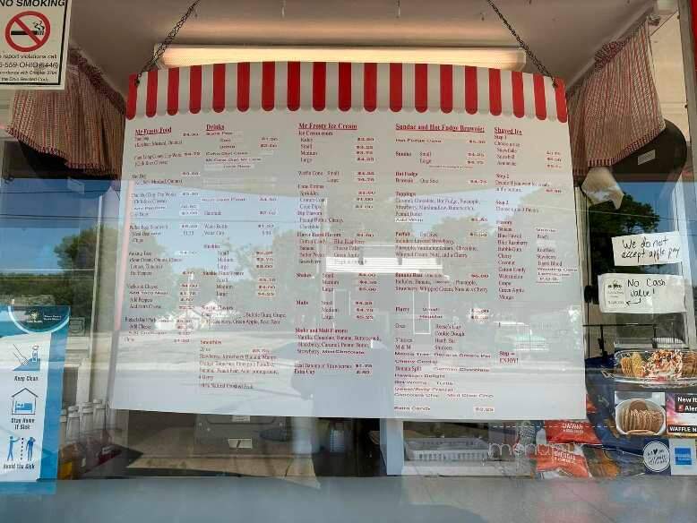 Mr Frosty - Franklin, OH menu_pic