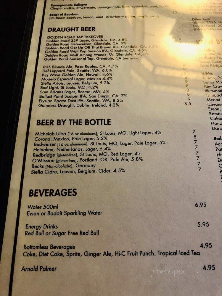 ROCK'N FISH L.A. LIVE - Los Angeles, CA menu_pic