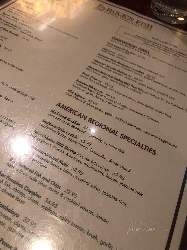 ROCK'N FISH L.A. LIVE - Los Angeles, CA menu_pic