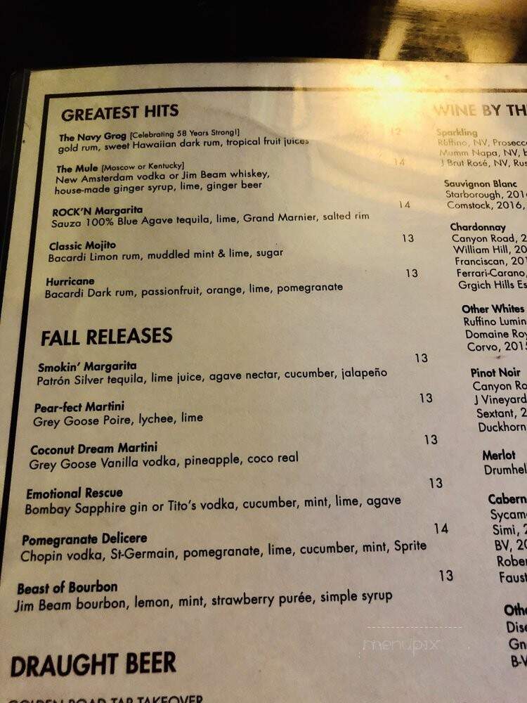 ROCK'N FISH L.A. LIVE - Los Angeles, CA menu_pic