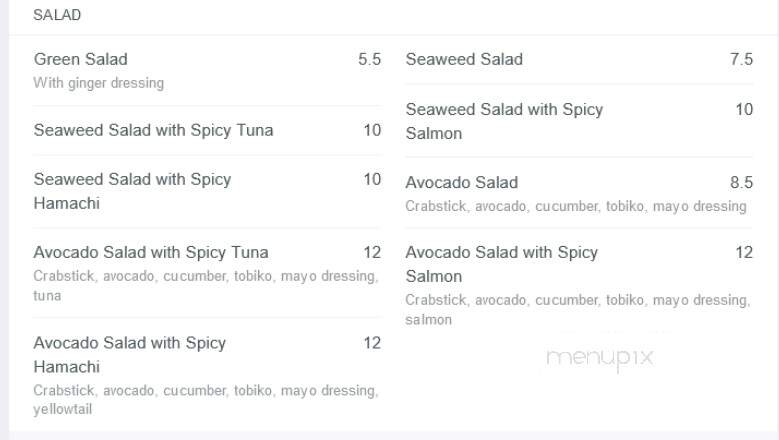 Sushi Joy - Boise, ID menu_pic
