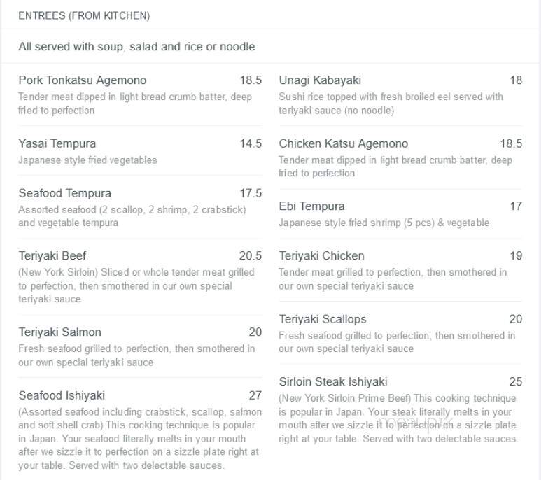 Sushi Joy - Boise, ID menu_pic