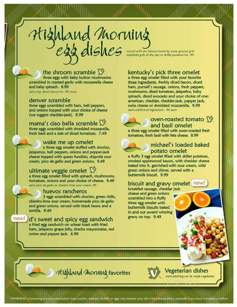 Highland Morning - Louisville, KY menu_pic