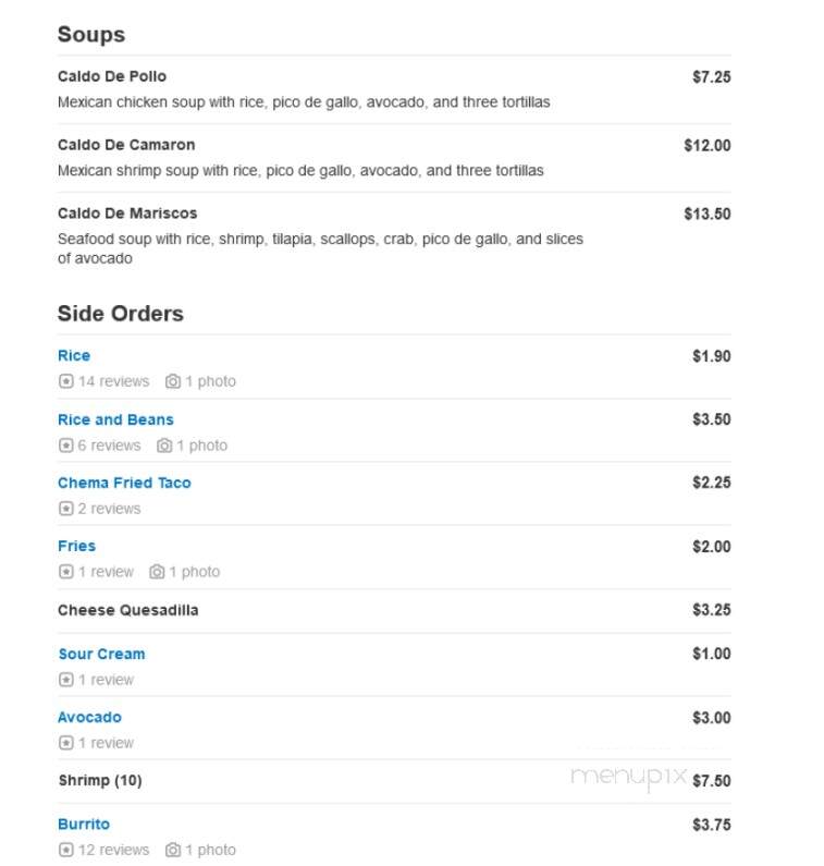 San Jose Mexican Restaurant - St Louis, MO menu_pic
