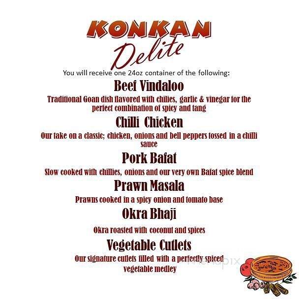 Konkan Delite - Mississauga, ON menu_pic