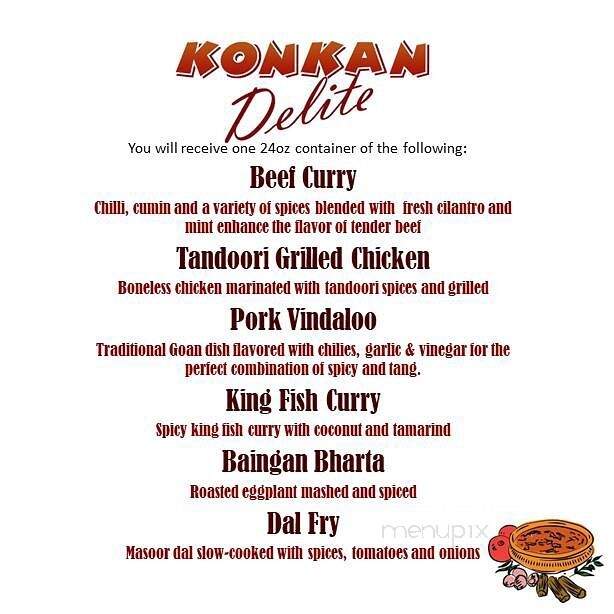 Konkan Delite - Mississauga, ON menu_pic