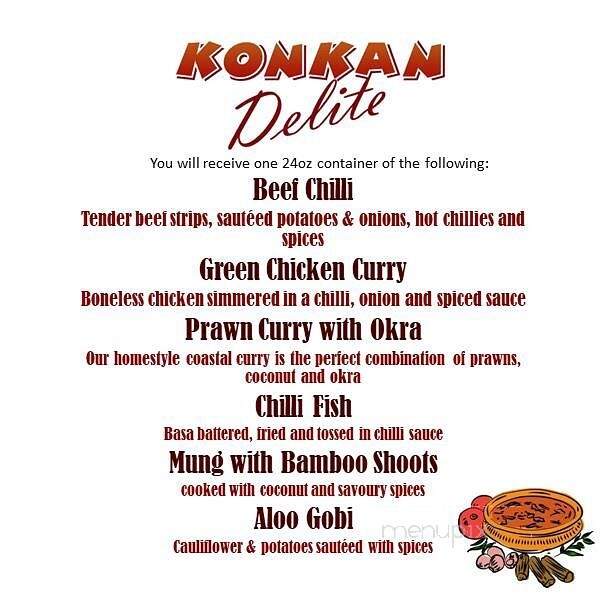 Konkan Delite - Mississauga, ON menu_pic