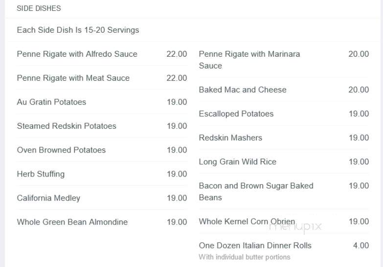 Brennans catering & banquet center - Cleveland, OH menu_pic