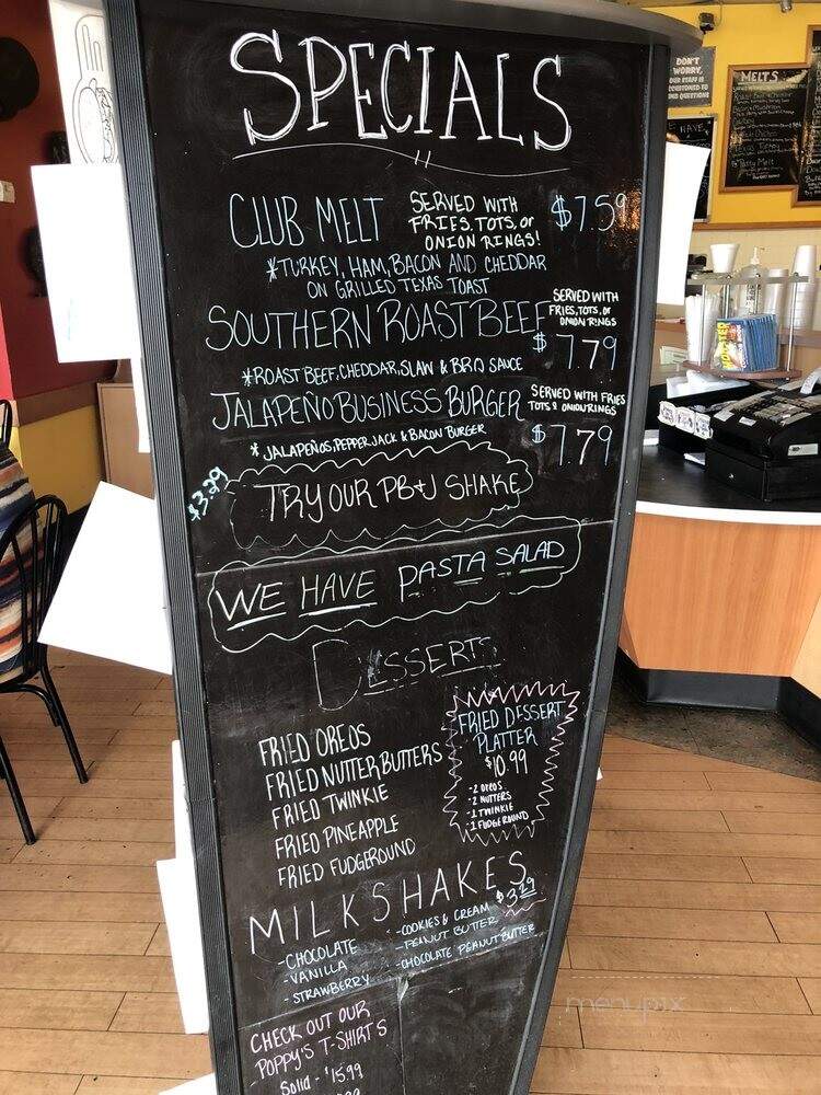 Poppy's Burgers and Subs - Murrells Inlet, SC menu_pic