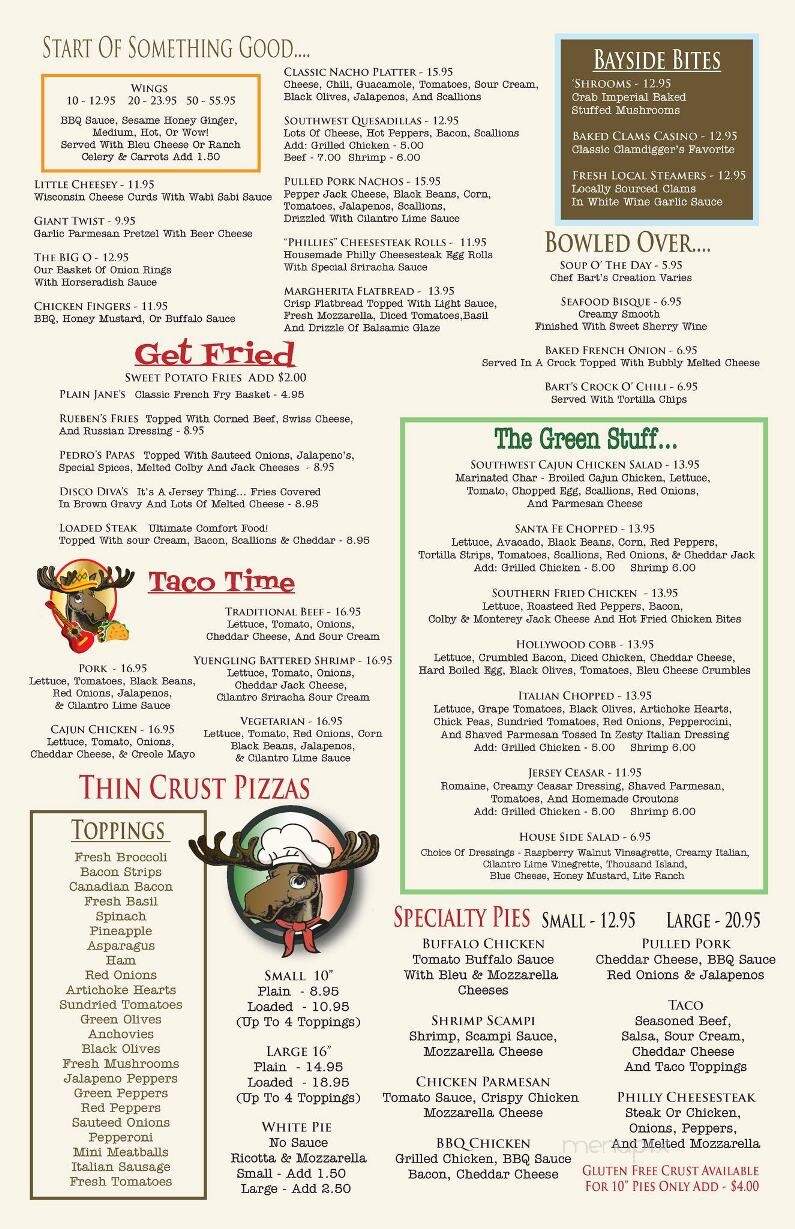 Calloway's Restaurant - West Creek, NJ menu_pic
