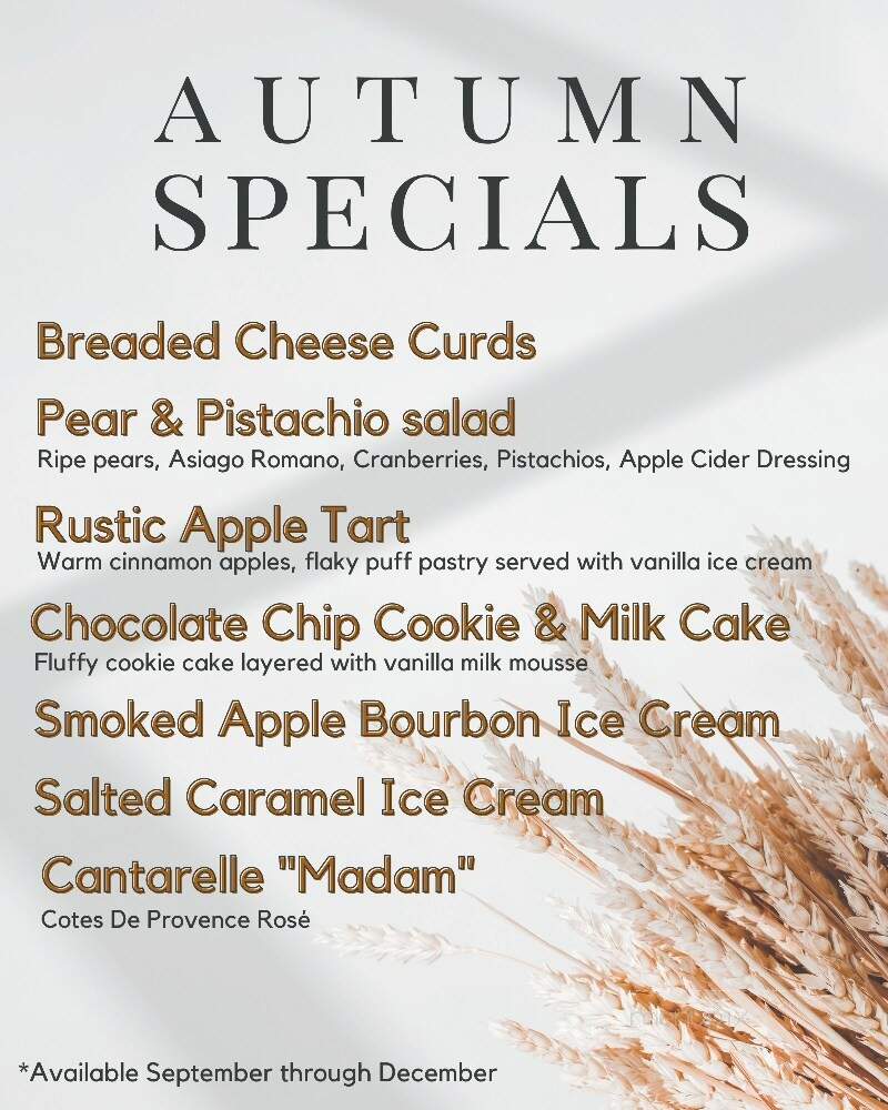 Nazareth Hall - Grand Rapids, OH menu_pic