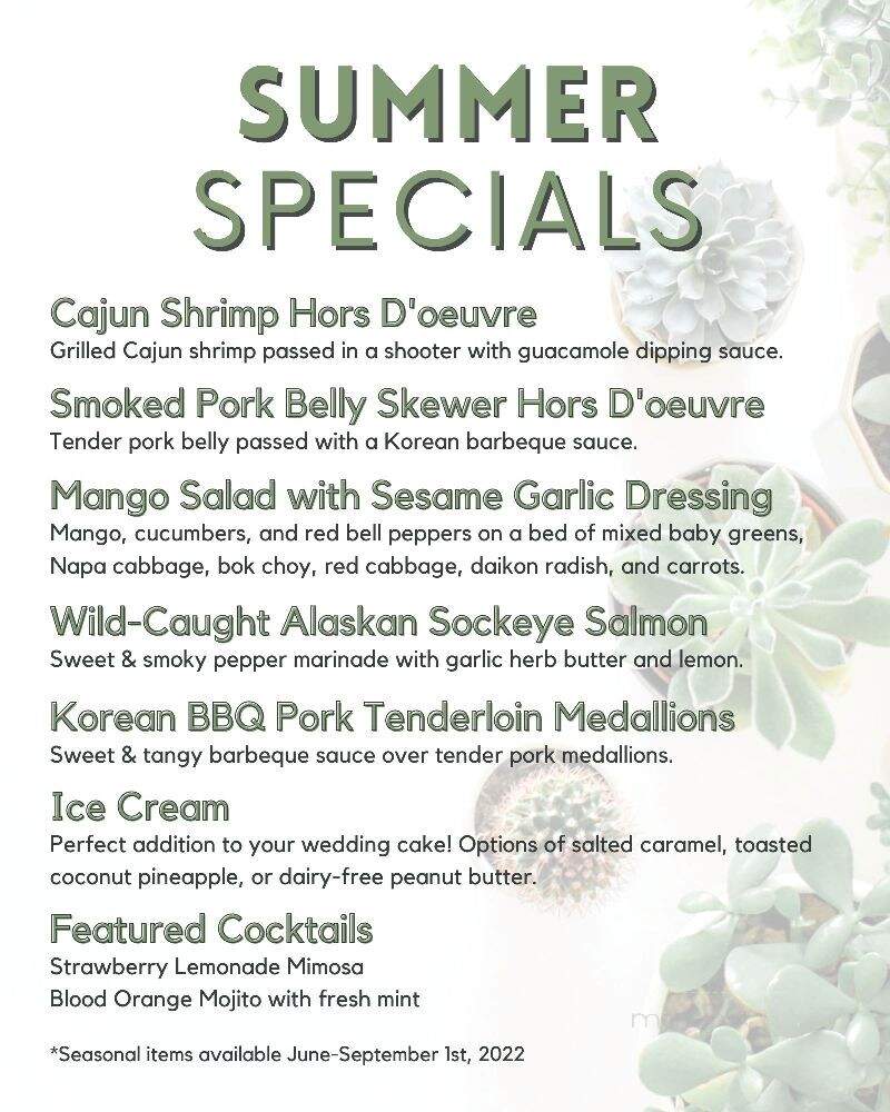 Nazareth Hall - Grand Rapids, OH menu_pic