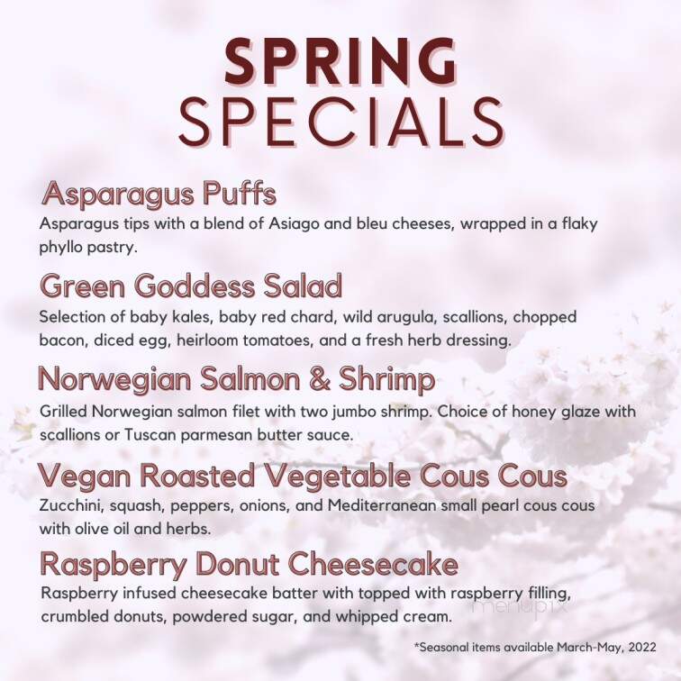 Nazareth Hall - Grand Rapids, OH menu_pic