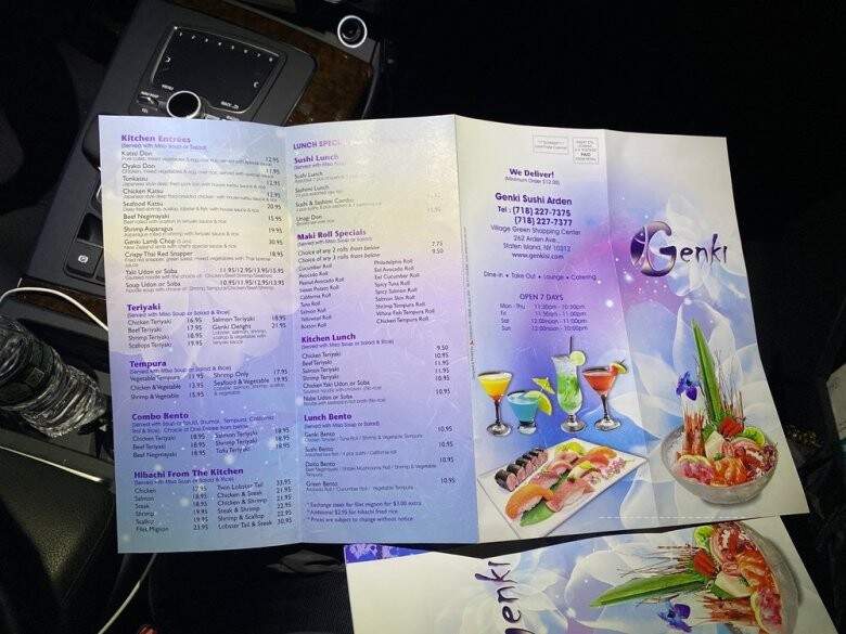 Genki sushi - Staten Island, NY menu_pic