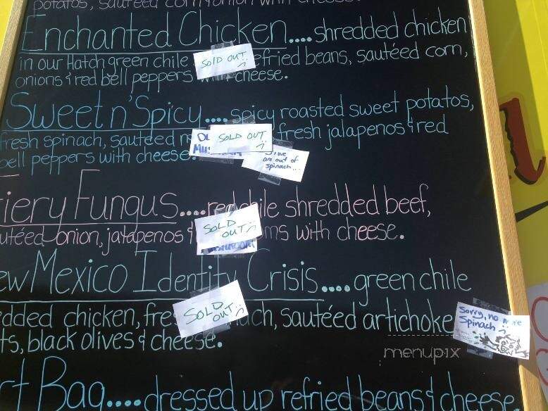 Quesadilla Mobilla - Moab, UT menu_pic