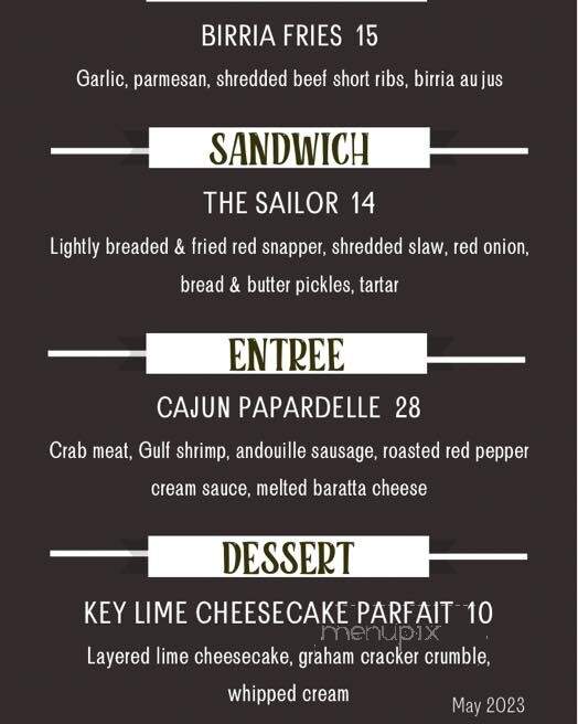 Conrad's Seafood Restaurant - Nottingham, MD menu_pic