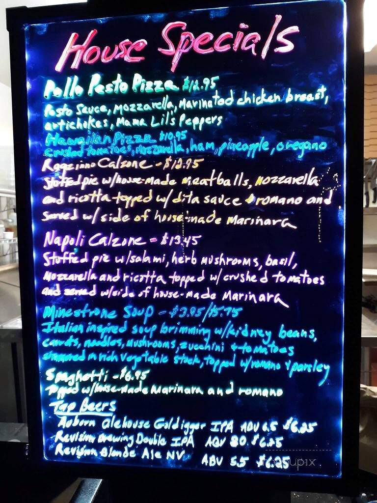 Il Pizzaiolo - Colfax, CA menu_pic