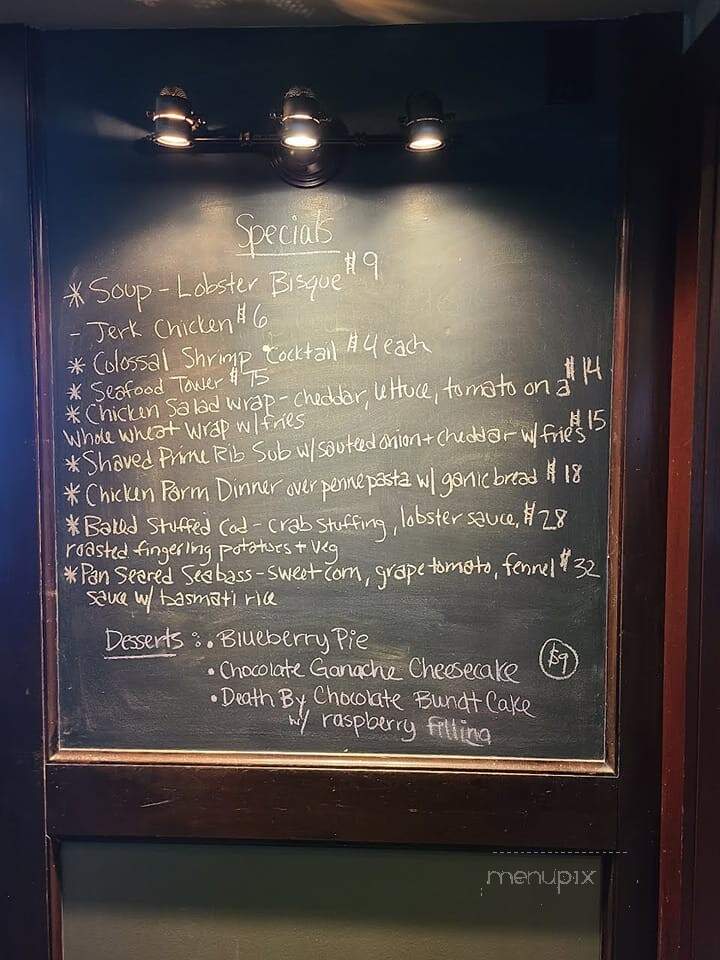 Union Grill - York, ME menu_pic