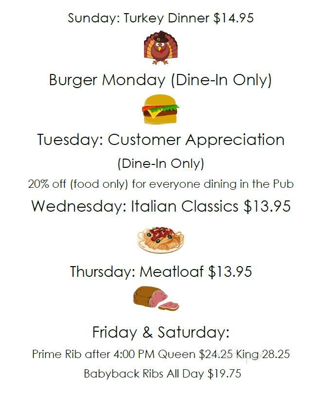 Union Grill - York, ME menu_pic