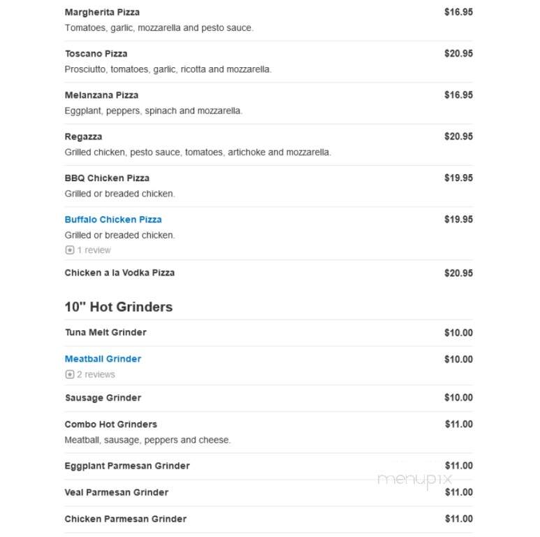 Vinny's Restaurant & Pizzeria - Torrington, CT menu_pic