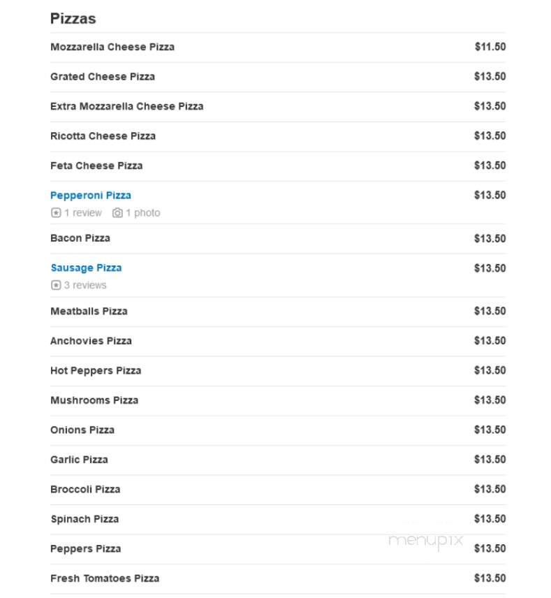 Vinny's Restaurant & Pizzeria - Torrington, CT menu_pic