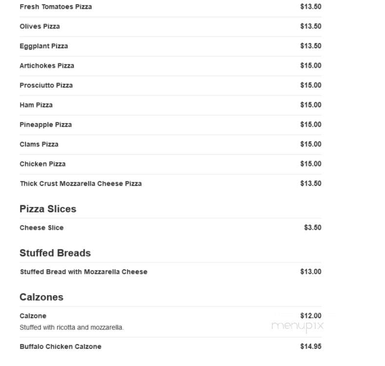 Vinny's Restaurant & Pizzeria - Torrington, CT menu_pic