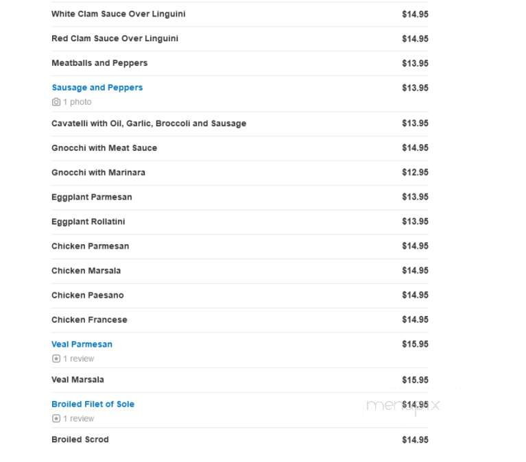 Vinny's Restaurant & Pizzeria - Torrington, CT menu_pic