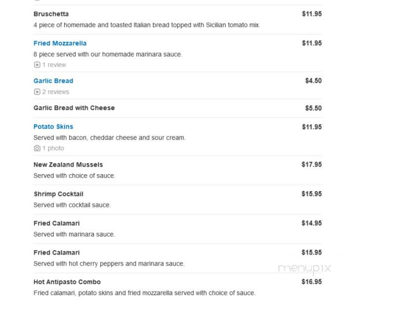 Vinny's Restaurant & Pizzeria - Torrington, CT menu_pic