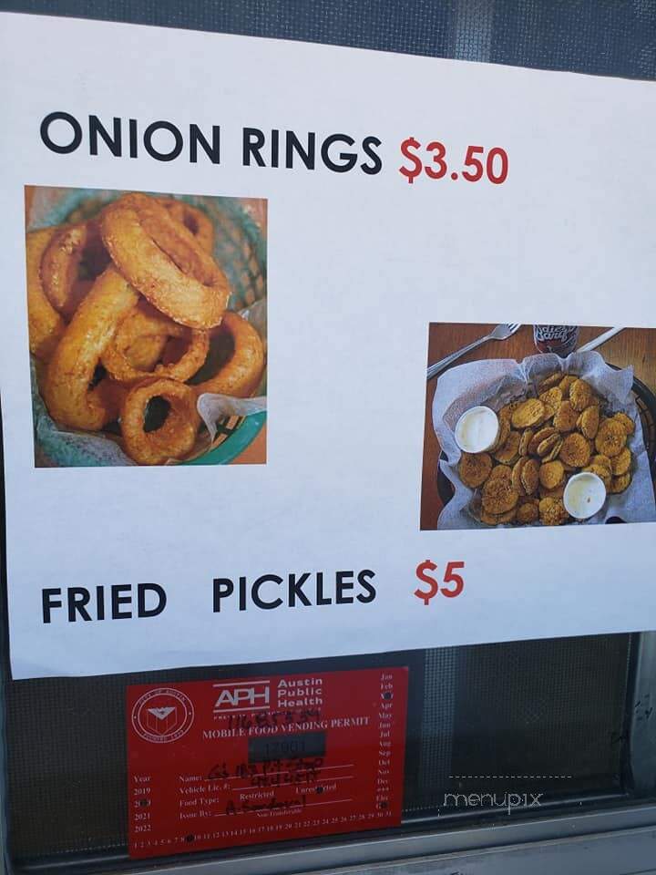 G's 183 Pit Stop - Austin, TX menu_pic