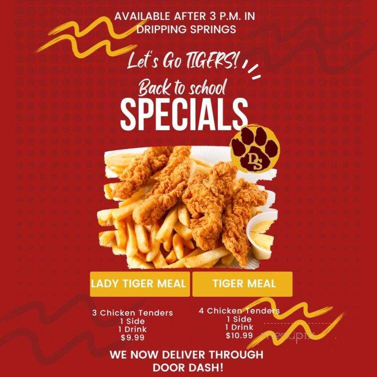 Chicken Express - Dripping Springs, TX menu_pic