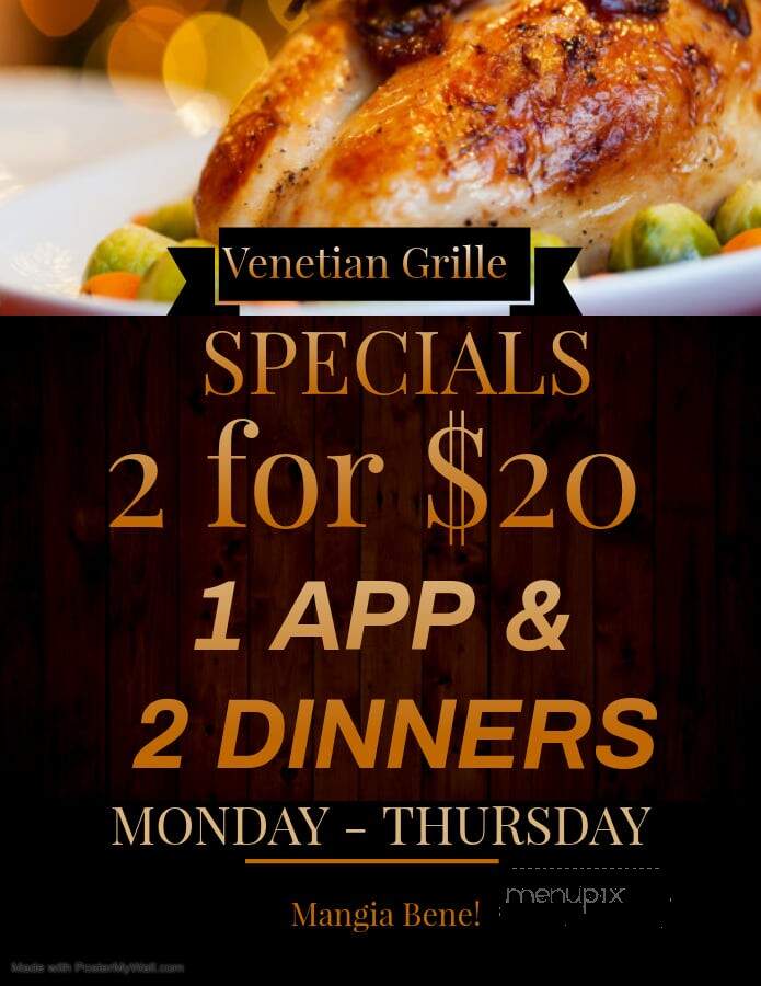 Venetian Grille - Somerville, NJ menu_pic