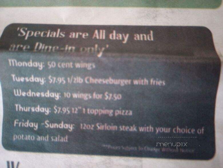 Jammin' Vine - North East, PA menu_pic