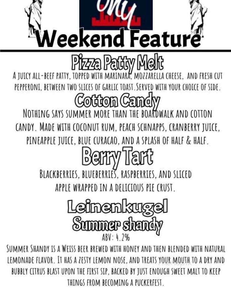 Olde New York - State College, PA menu_pic