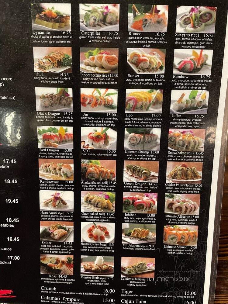 Harbour Japanese Restaurant - Palmdale, CA menu_pic