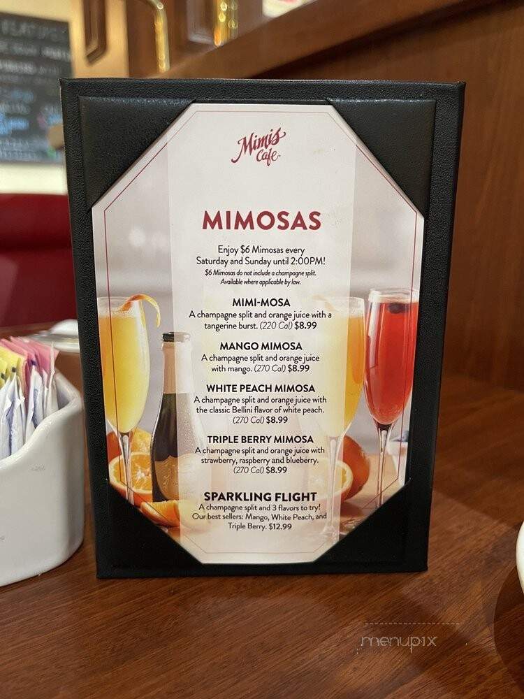 Mimi's Bistro & Bakery - La Quinta, CA menu_pic