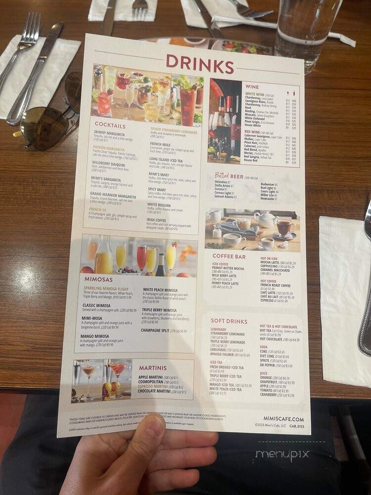 Mimi's Bistro & Bakery - La Quinta, CA menu_pic