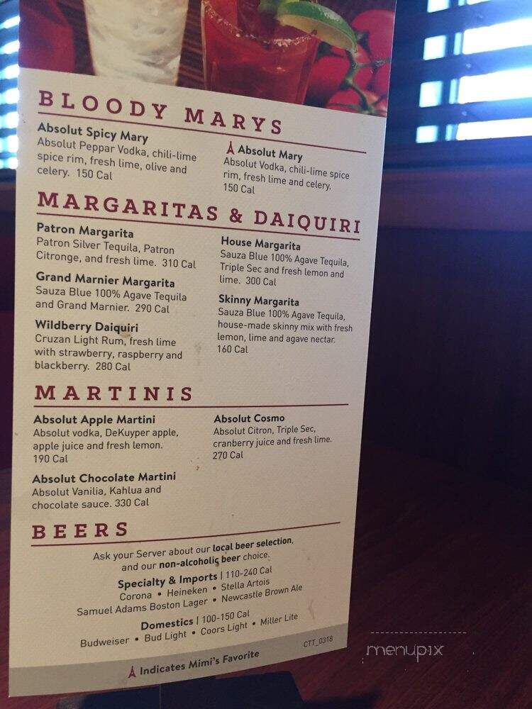 Mimi's Bistro & Bakery - La Quinta, CA menu_pic