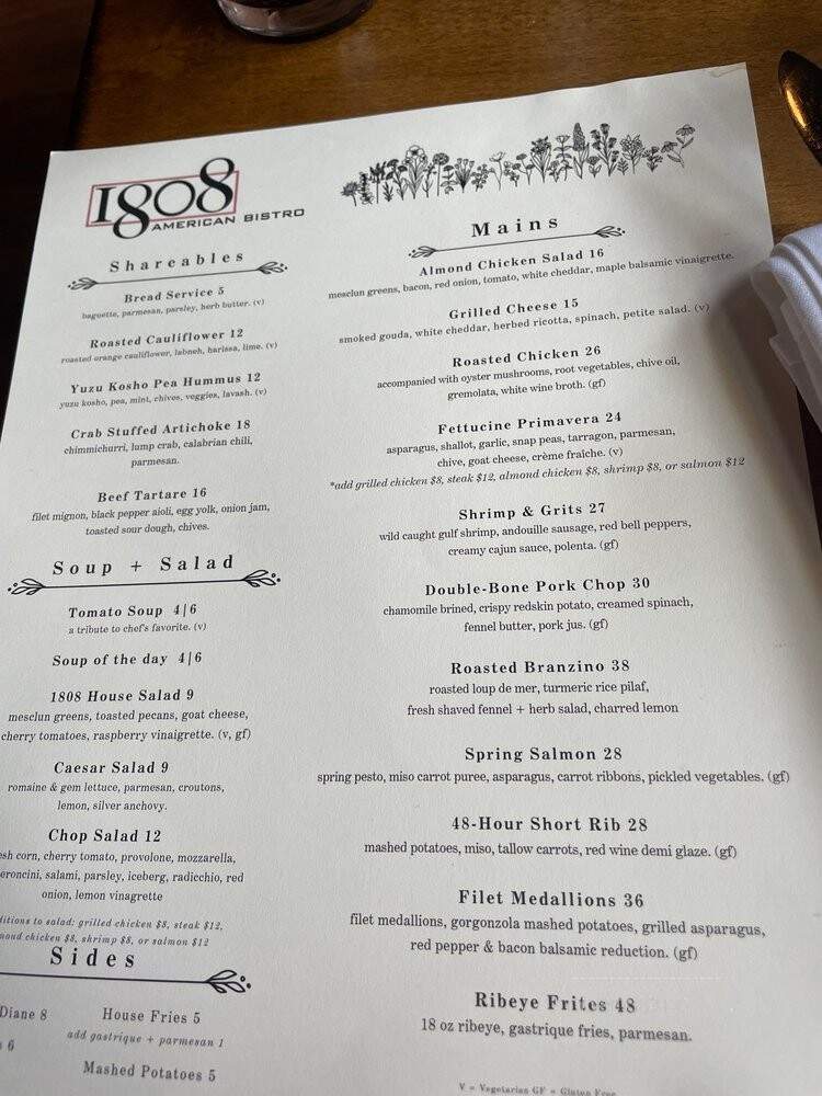 1808 American Bistro - Delaware, OH