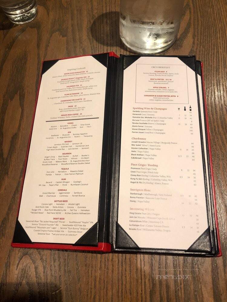 Rocks on the River - Savannah, GA menu_pic
